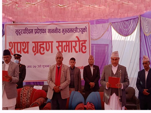 सुदूरपश्चिममा कांग्रेसका देउवा भौतिक र एसका शाही आर्थिक मामिला मन्त्रीमा नियुक्त
